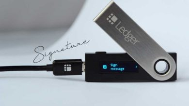 ledger sign message