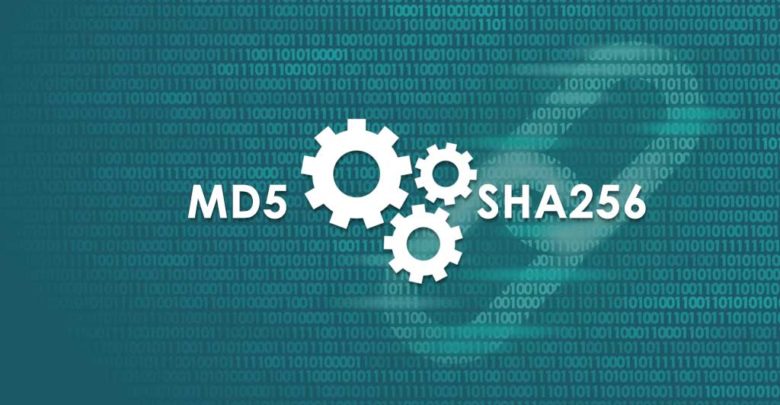 MD5 SHA256 checksum
