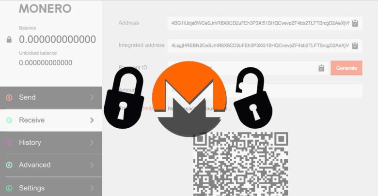 Monero balance locked