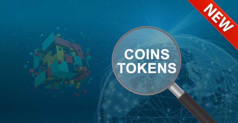 Find new coins and tokens