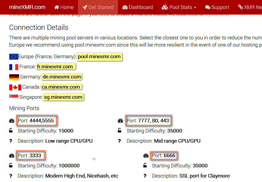 cryptonight pool sample