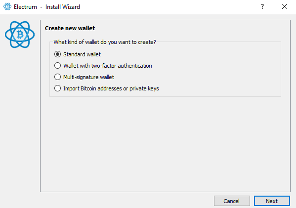 electrum ledger standard wallet